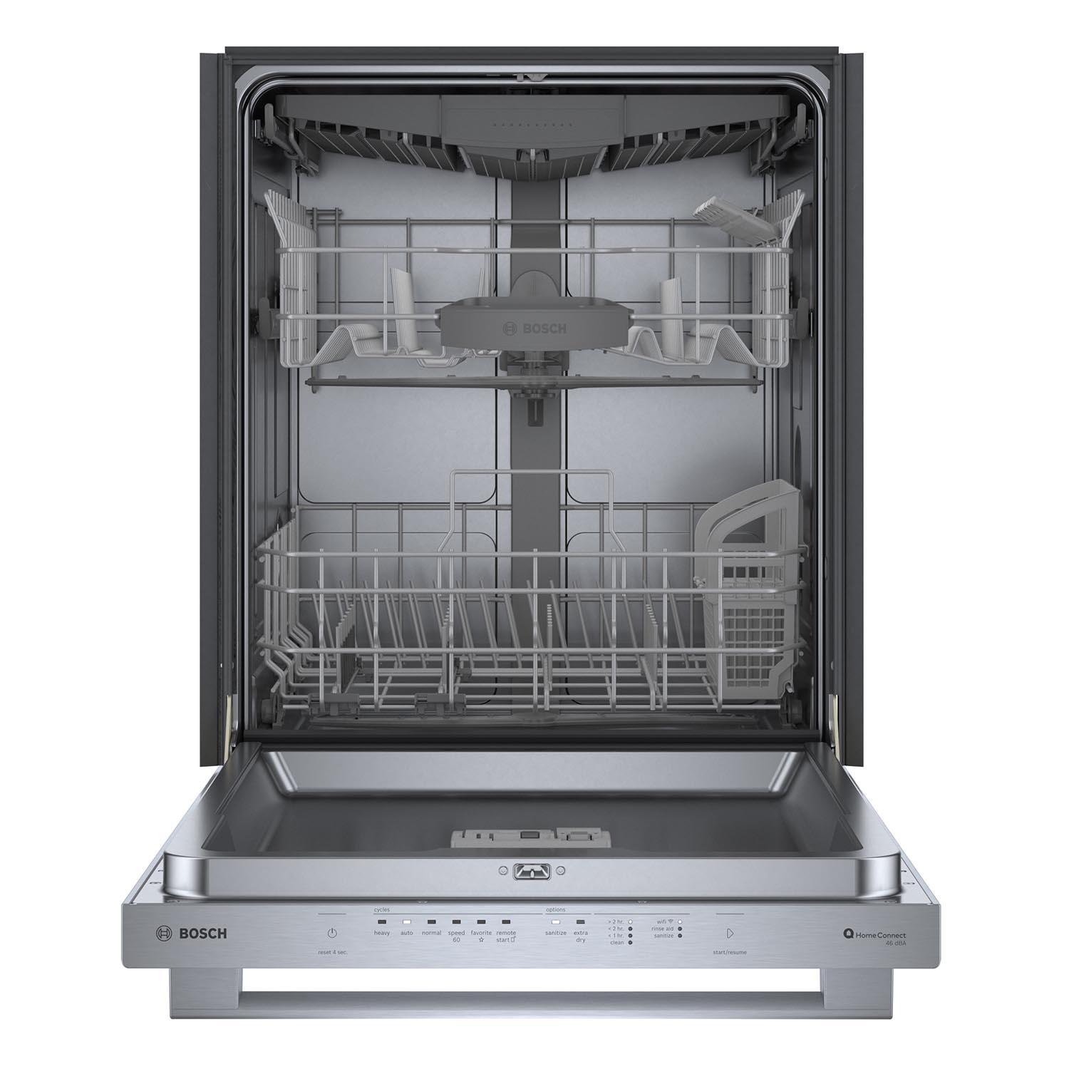Bosch Stainless Steel 24" Smart Dishwasher with Home Connect, Third Rack - SHX53CM5N
