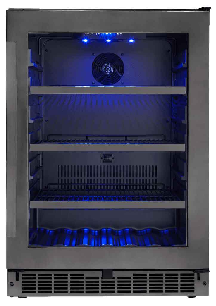 Danby Silhouette Black And Stainless Wine Cooler 50 Bottle - SWC057D1BSS
