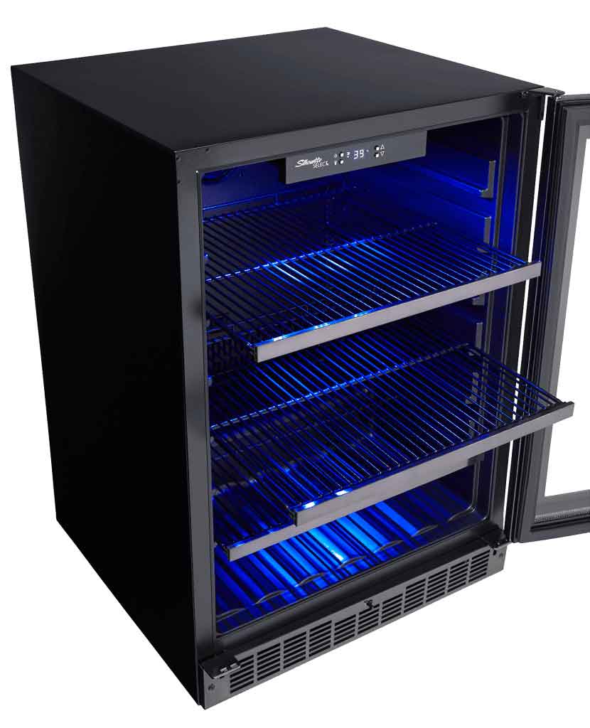 Danby Silhouette Black And Stainless Wine Cooler 50 Bottle - SWC057D1BSS