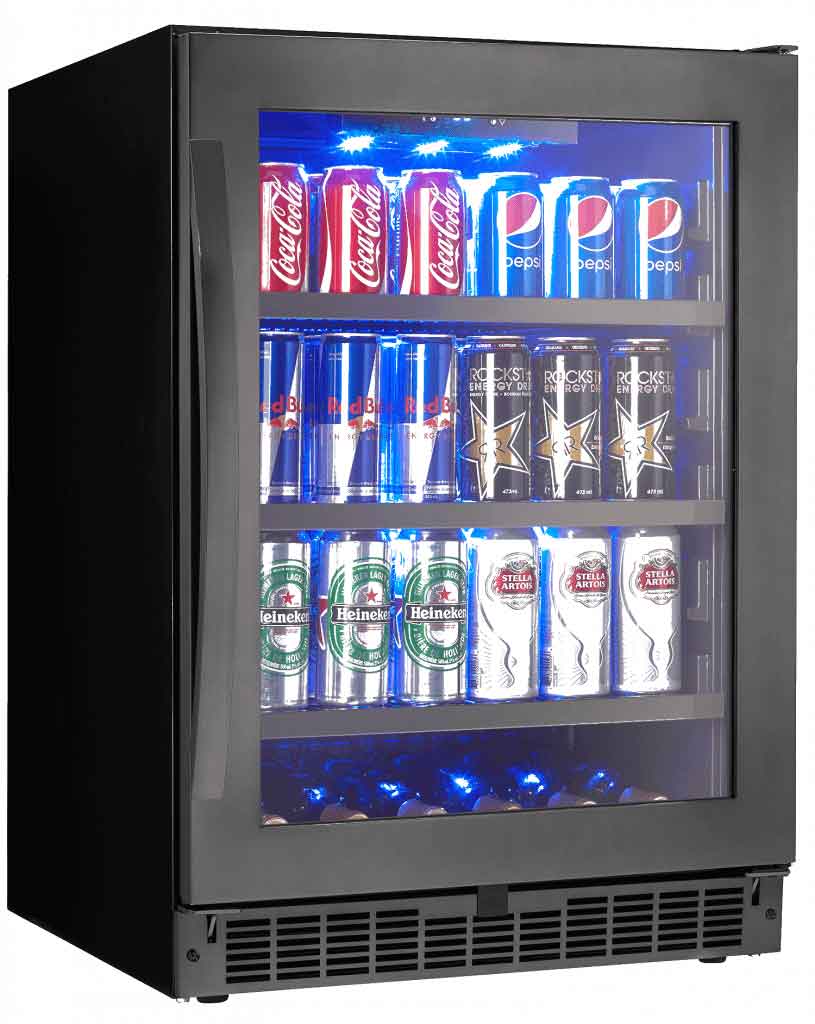 Danby Silhouette Black And Stainless Wine Cooler 50 Bottle - SWC057D1BSS