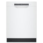 Bosch White 300 Series Smart Dishwasher with Recessed Handle - SGE53C52UC