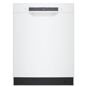 Bosch White 300 Series Smart Dishwasher with Recessed Handle - SGE53C52UC