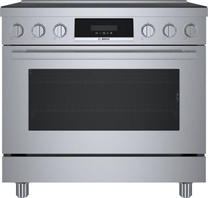 Bosch Stainless Steel 36" Industrial-Style Electric Induction Range (3.7 cu. ft.) - HIS8655C