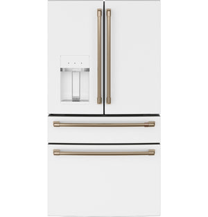 Café Matte White Smart Counter-Depth 4-Door French-Door Refrigerator (22.3 Cu.Ft.) - CXE22DP4PW2