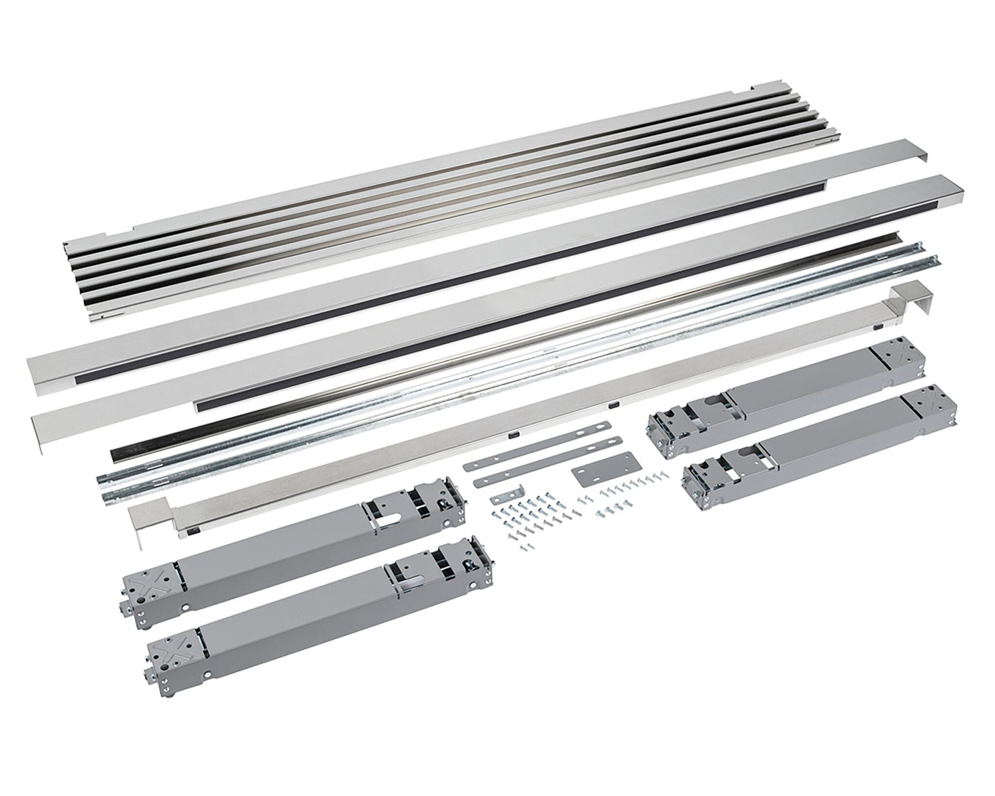 Electrolux 84" Stainless Steel Louvered Double Trim Kit - TRMKTSS2LV84 - 912000497