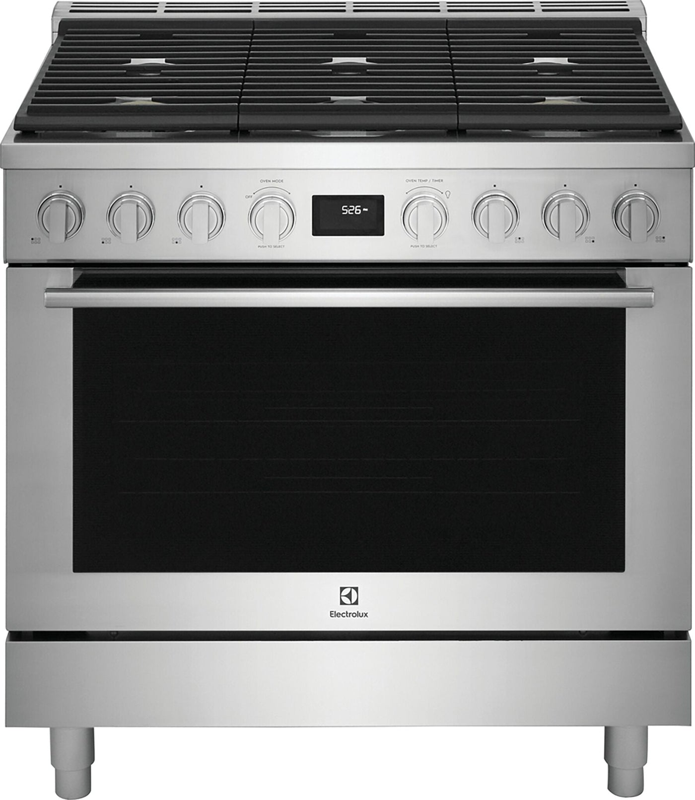 Electrolux Stainless Steel Freestanding Dual-Fuel Range (4.4 Cu. Ft.) - ECFD3668AS