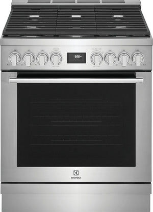 Electrolux Stainless Steel Front Control Freestanding Gas Range (4.5 Cu. Ft.) - ECFG3068AS
