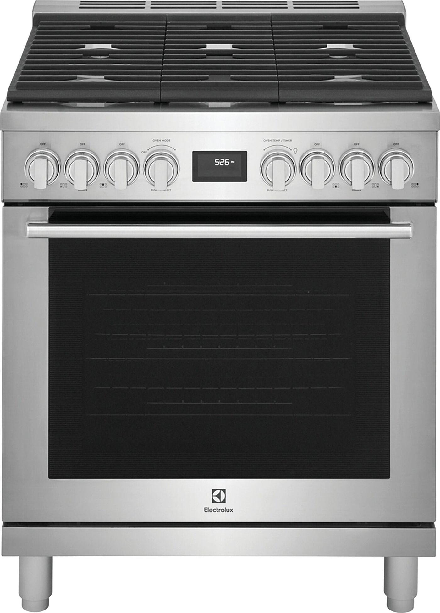 Electrolux Stainless Steel Front Control Freestanding Gas Range (4.5 Cu. Ft.) - ECFG3068AS