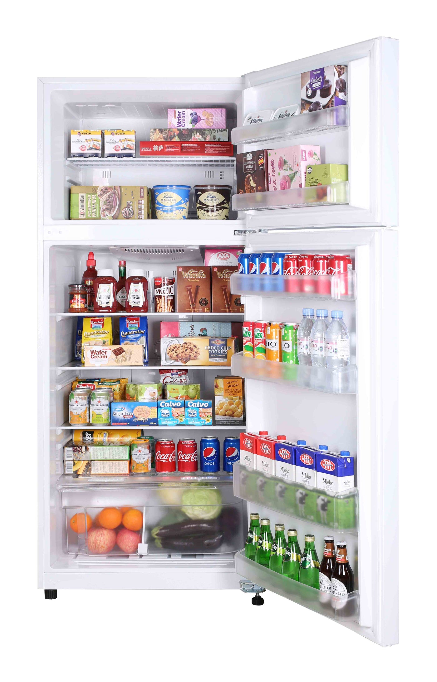 Epic 28" White Top Mount Refrigerator (14.8 cu. ft.) - EFF148W