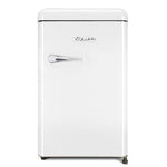 Epic White Retro Compact Refrigerator (4.3 Cu.Ft.) - ECRR43W