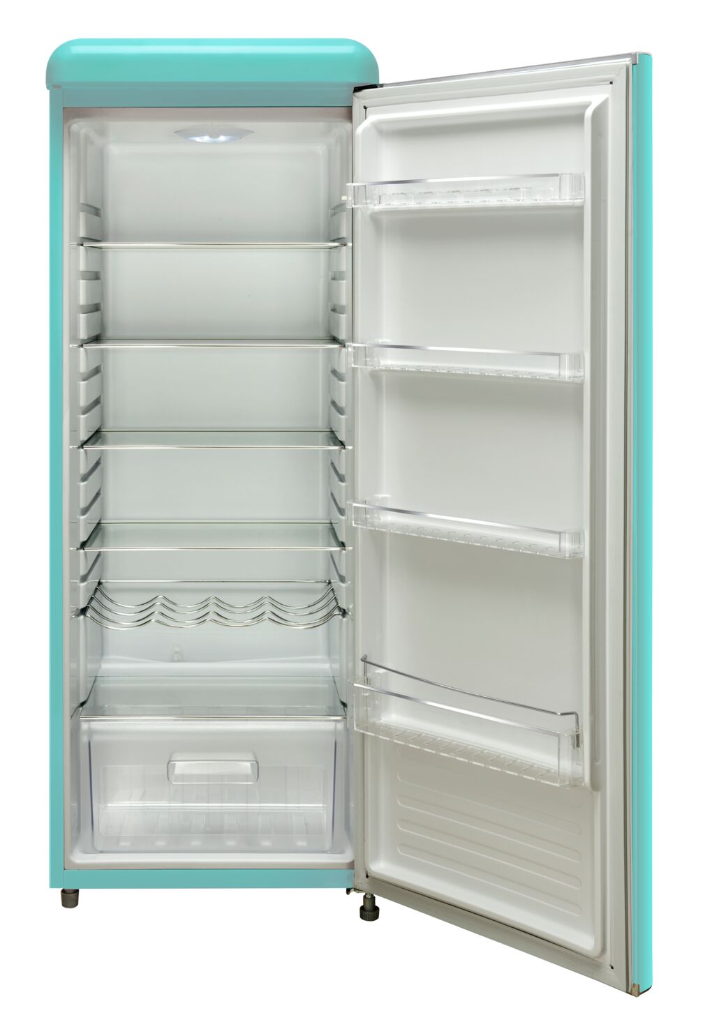 Epic 21.5" Aqua-Turquoise Retro All-Refrigerator (9.0 cu. ft.) - ERAR88TIF