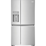 Frigidaire Gallery 36" Smudge-Proof® Stainless Steel Counter-Depth 4-Door Refrigerator (21.5 cu. ft.) - GRQC2255BF