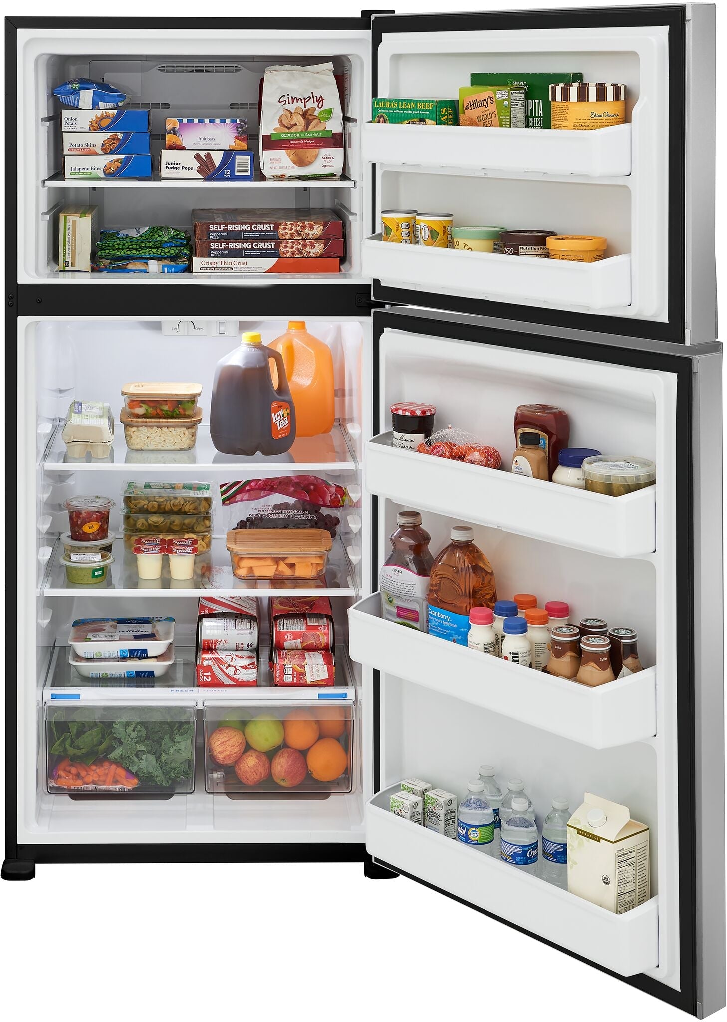 Frigidaire Stainless Steel Top-Freezer Refrigerator (20 Cu. Ft.) - FFHT2022AS