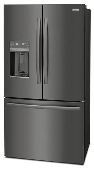 Frigidaire Gallery Black Stainless Steel 36" Counter-Depth French Door Refrigerator (22.6 Cu. Ft.) - GRFC2353AD