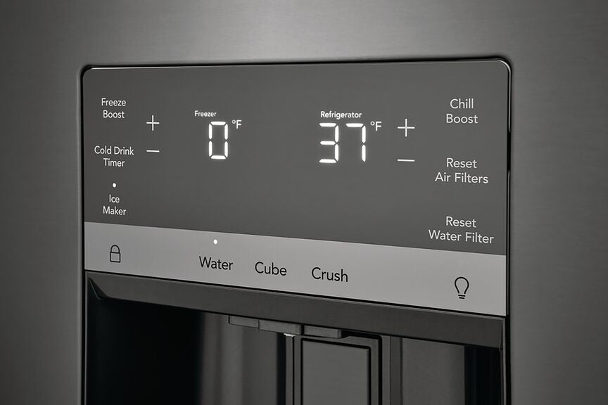 Frigidaire Gallery Black Stainless Steel 36" French Door Refrigerator (27.8 Cu. Ft.) - GRFS2853AD