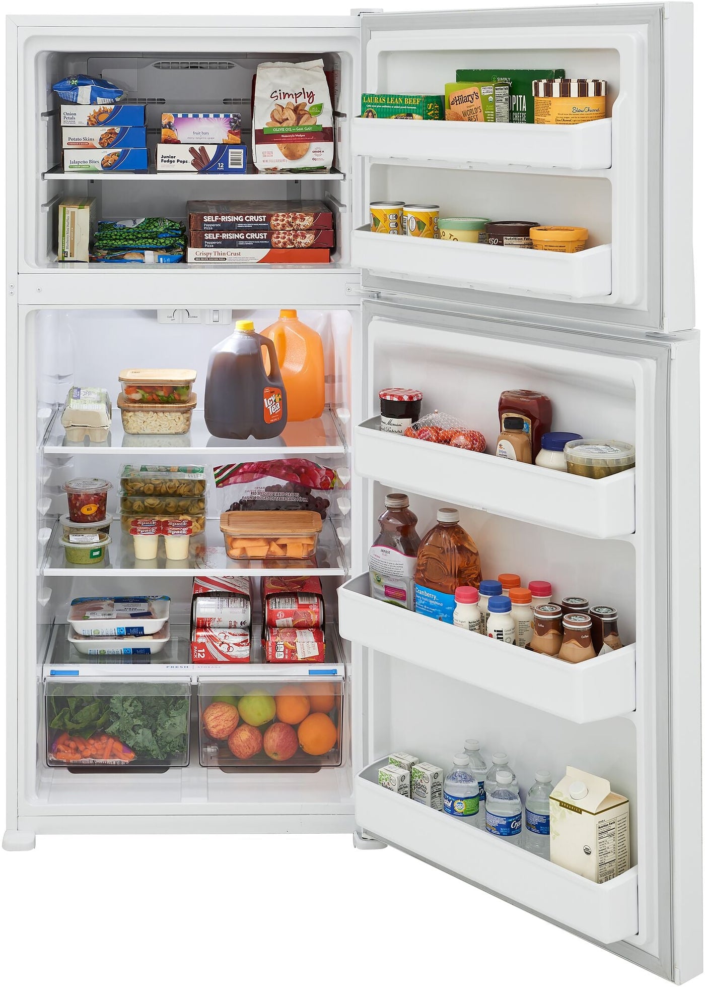 Frigidaire White Top-Freezer Refrigerator (20 Cu. Ft.) - FFHT2022AW