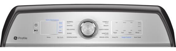 GE Profile Diamond Grey Top Load Washer (5.8 IEC cu. ft.)- PTW600BPRDG