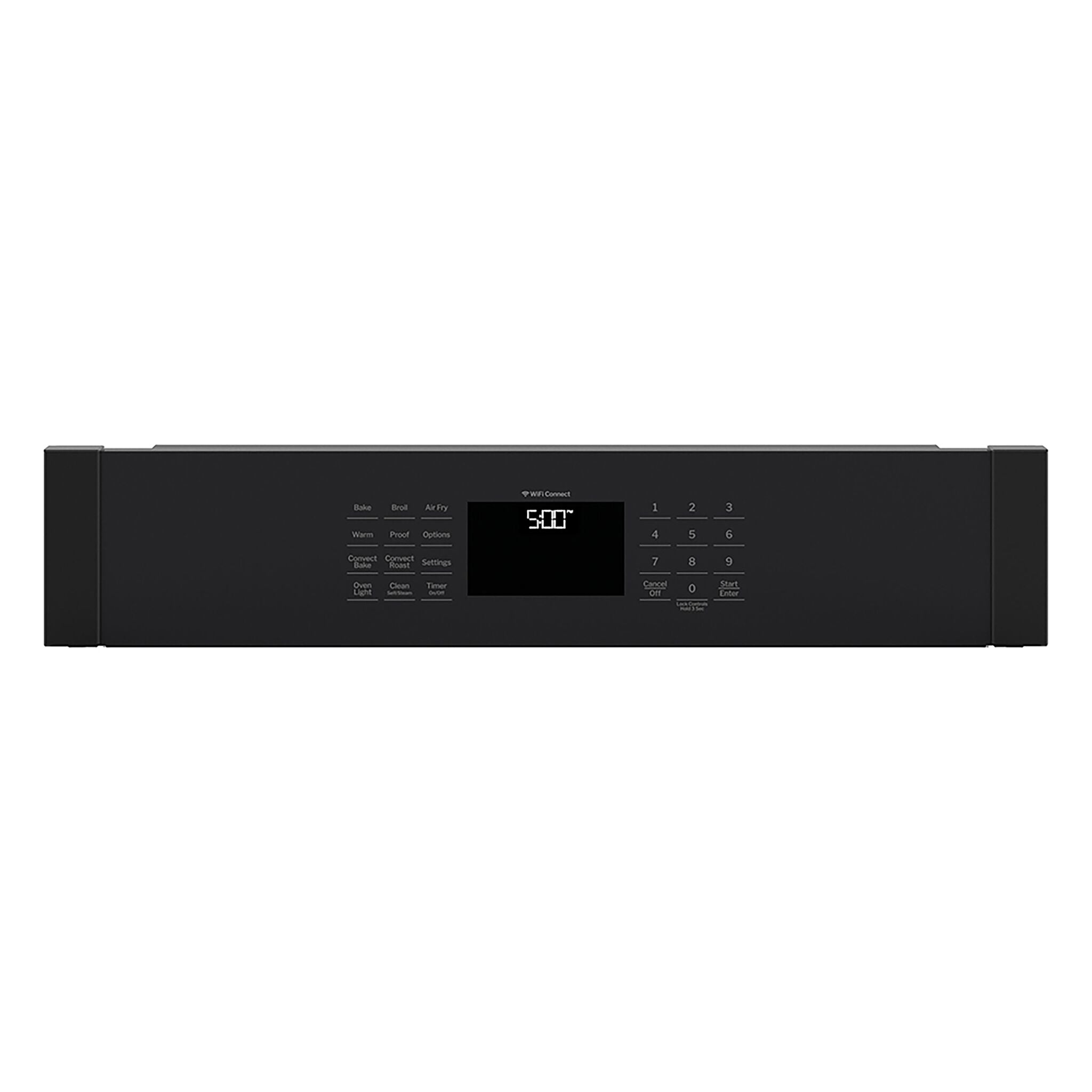 GE Black Stainless Steel 30" Built-in Convection Single Wall oven (5.0 Cu.Ft.) with No Preheat Air Fry - JTS5000DVBB