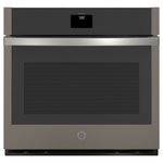 GE Slate 30" Built-In Convection Single Wall Oven (5.0 Cu.Ft.) with No Preheat Air Fry - JTS5000EVES