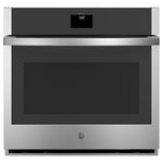 GE Stainless Steel 30" Built-In Convection Single Wall Oven (5.0 Cu.Ft.) with No Preheat Air Fry - JTS5000SVSS