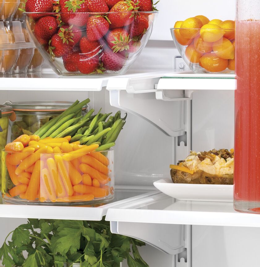 GE Fingerprint Resistant 33" Counter-Depth French-Door Refrigerator (18.6 Cu.Ft.)- GWE19JYLFS