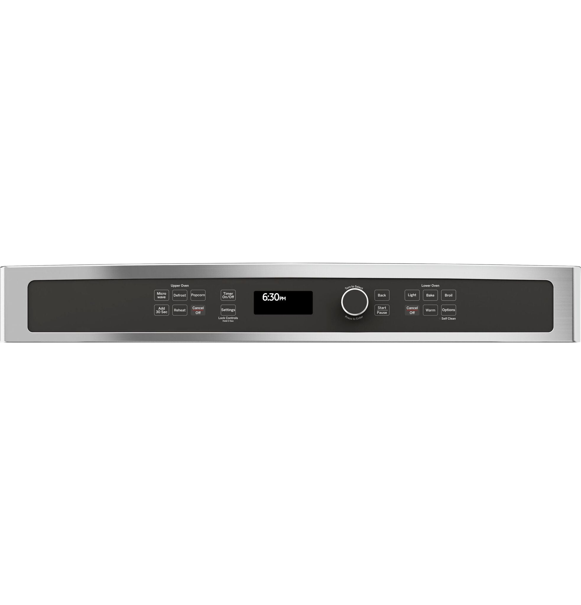GE® Stainless Steel Combination Double Wall Oven (6.7 cu.ft.) - JT3800SHSS