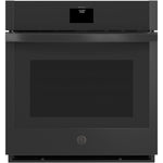 GE Black 27" Convection Wall Oven with No Preheat Air Fry (4.3 Cu.Ft.) - JKS5000DVBB