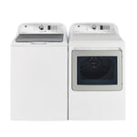 GE White Top-Load Washer (5.3 Cu. Ft.) & GE White Gas Dryer (7.4 Cu. Ft.) - GTW680BMRWS/GTD65GBMRWS