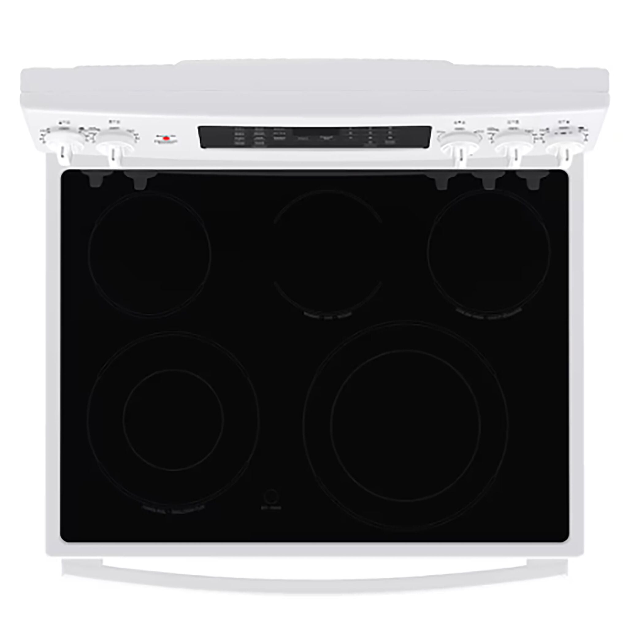 GE White Freestanding Electric Convection Range with No-Preheat Air Fry (5.0 Cu. Ft.) - JCB840DVWW