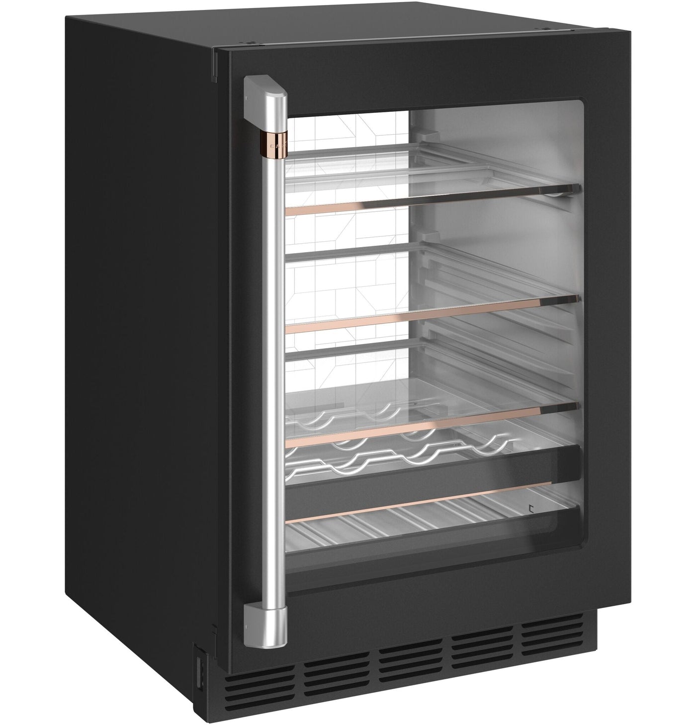 Café Matte Black Beverage Centre (5.1 cu.ft) - CCP06BP3PD1