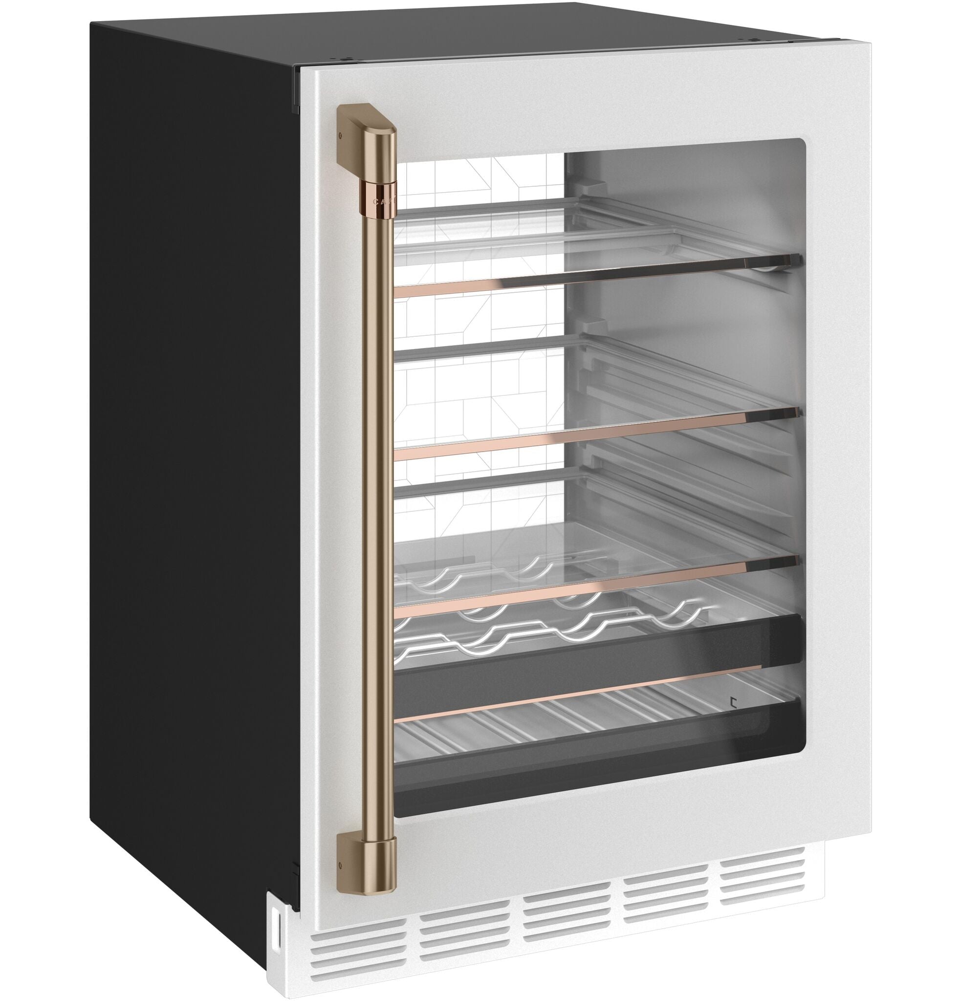 Café Matte White Beverage Centre (5.1 cu.ft.) - CCP06BP4PW2