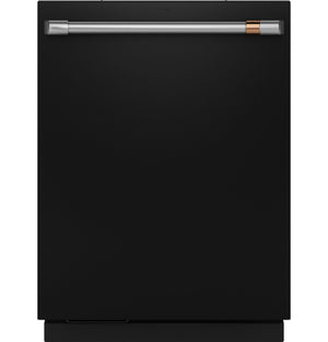 Café Matte Black CustomFit Dishwasher with Dual Convection Ultra Dry - CDT858P3VD1