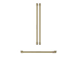 Café Brushed Brass Custom Refrigeration Handle Kit - CXLB3H3PMCG