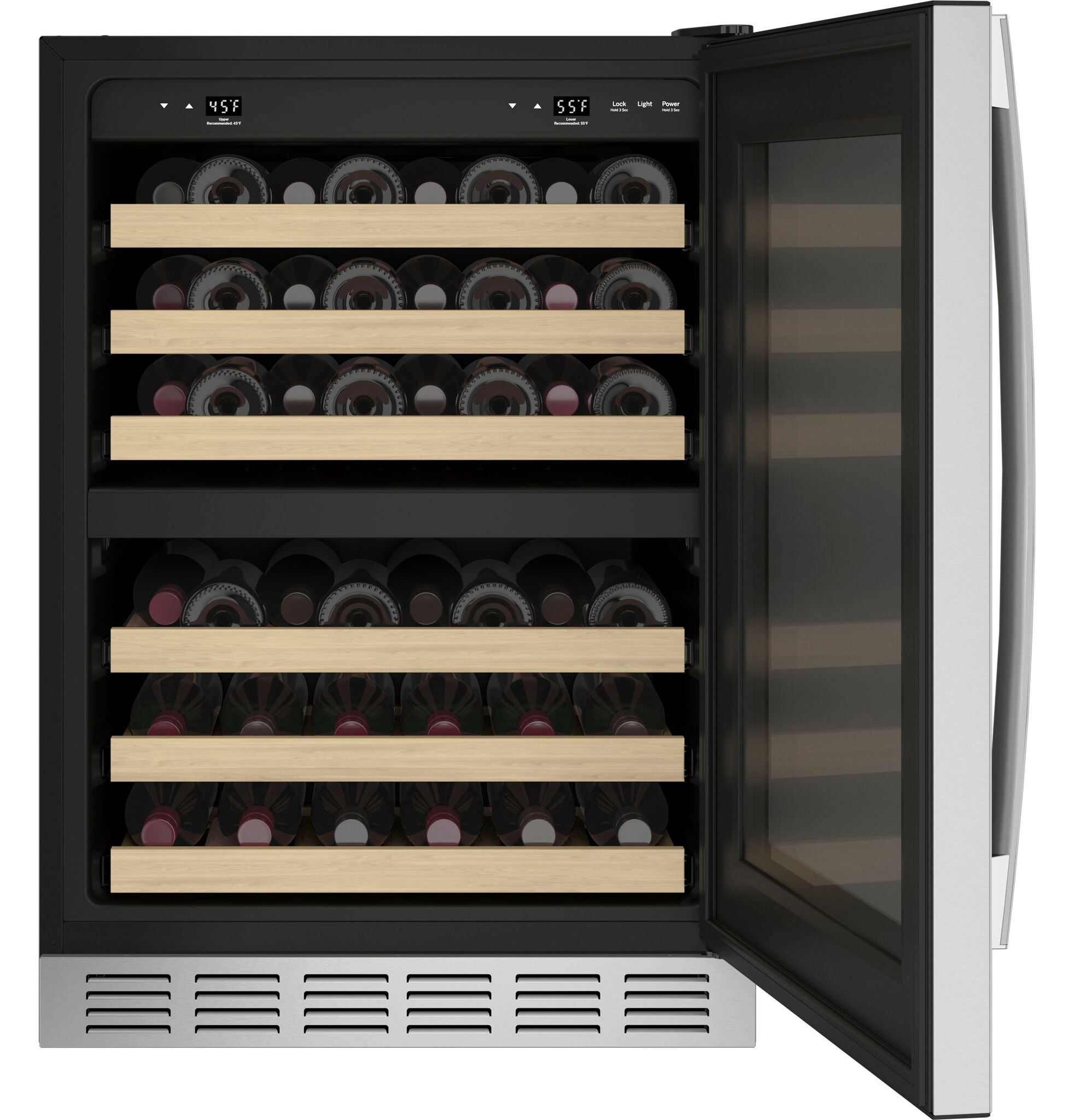 GE Profile Stainless Steel 4.8 cu ft Wine Chiller - PWS06DSPSS