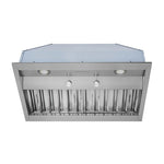 Hauslane Stainless Steel 36" 800 CFM Range Hood Insert - IN-R200SS-36