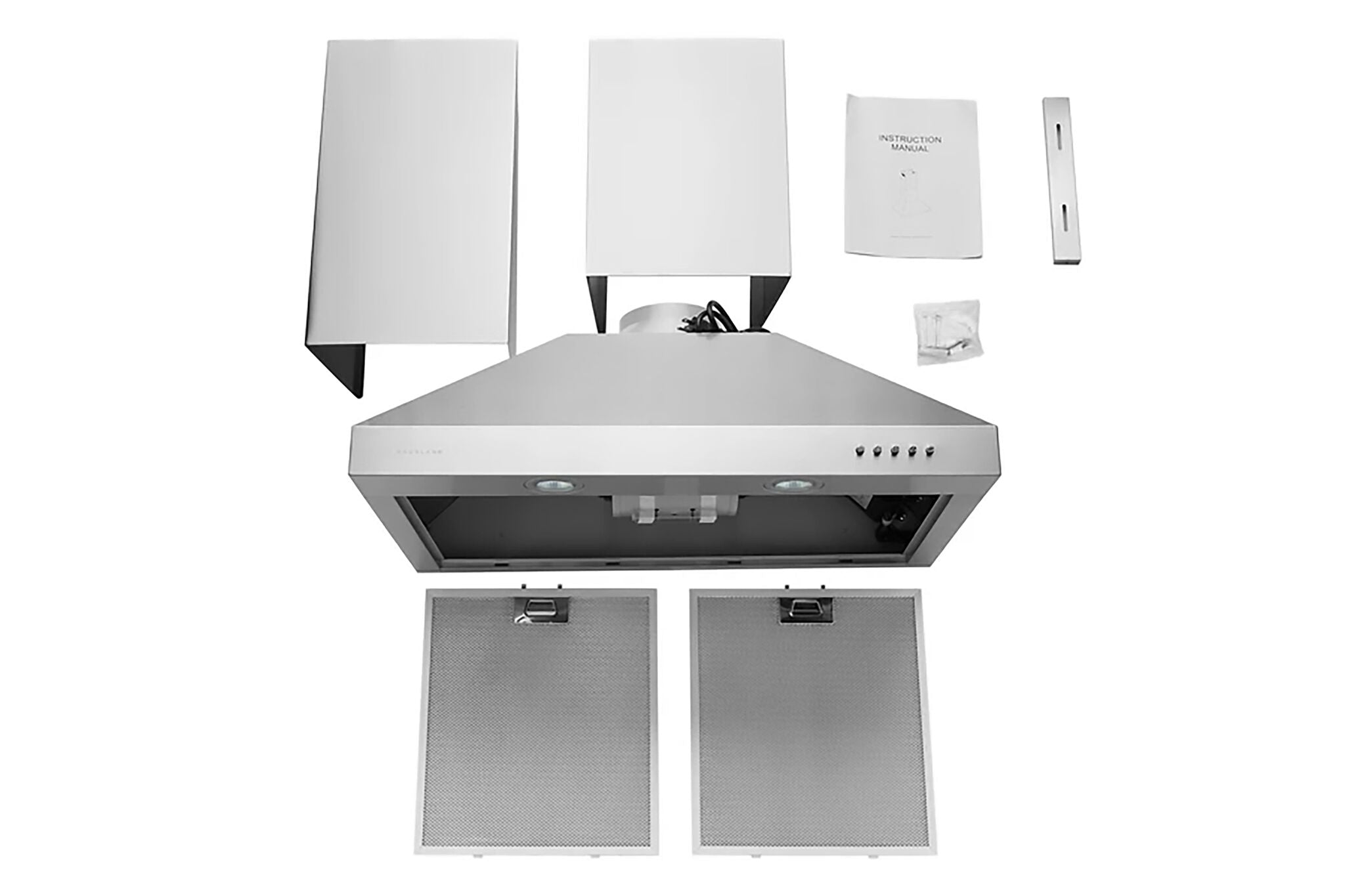 Hauslane Stainless Steel 30" 750 CFM Chimney Range Hood - WM-530SS-30B