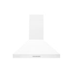 Hauslane Matte White 30" Chimney Range Hood - WM-530WHT-30P