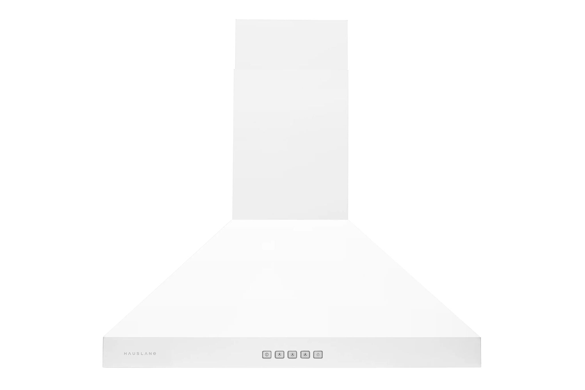 Hauslane Matte White 30" Chimney Range Hood - WM-530WHT-30P
