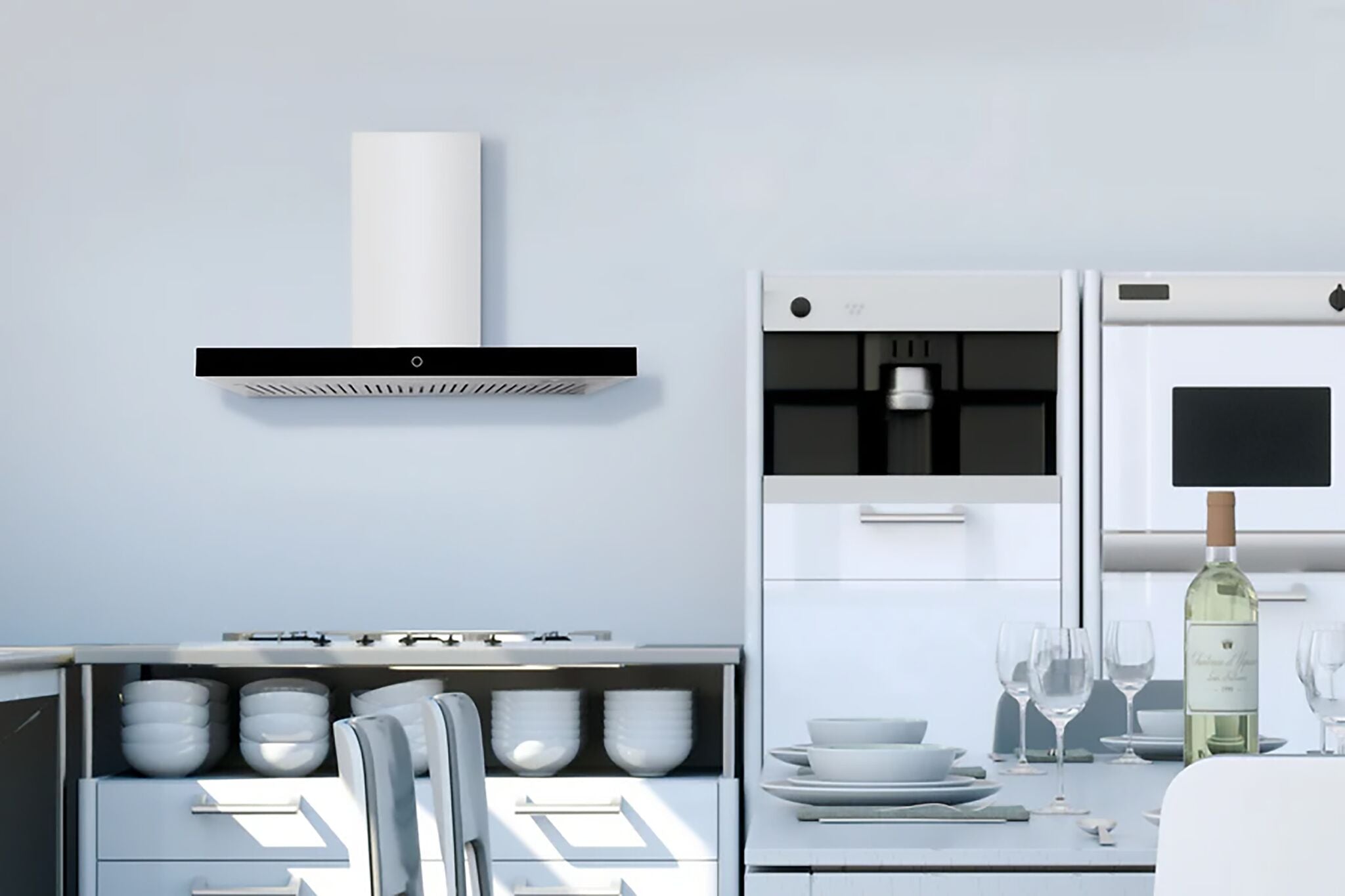 Hauslane Stainless Steel 30" 900 CFM Wall Mount Range Hood - WM-739SS-30