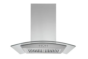 Hauslane Stainless Steel 30" 1000 CFM Ceiling Mount Range Hood - IS-200SS-30