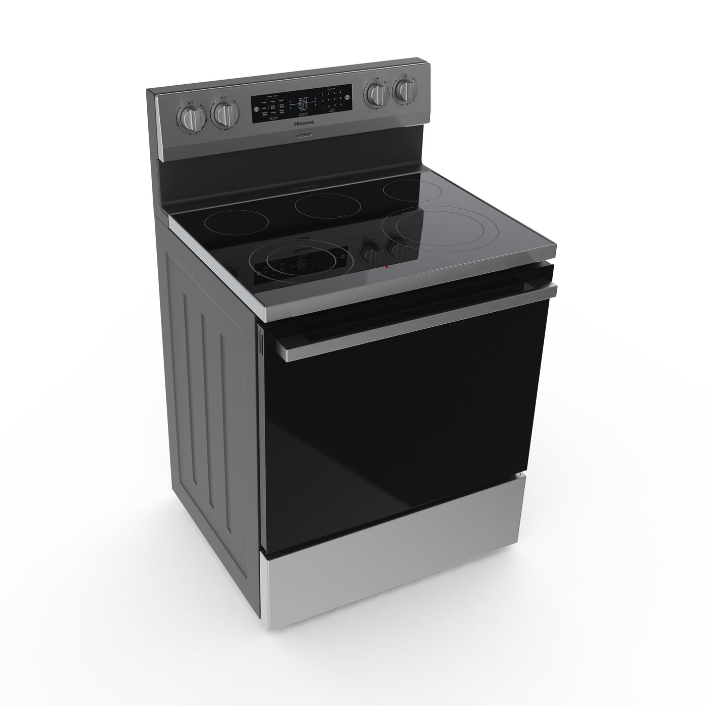 Hisense Stainless Steel Freestanding Electric True Convection Range with Air Fry (5.8 cu.ft) - HBE3502CAS