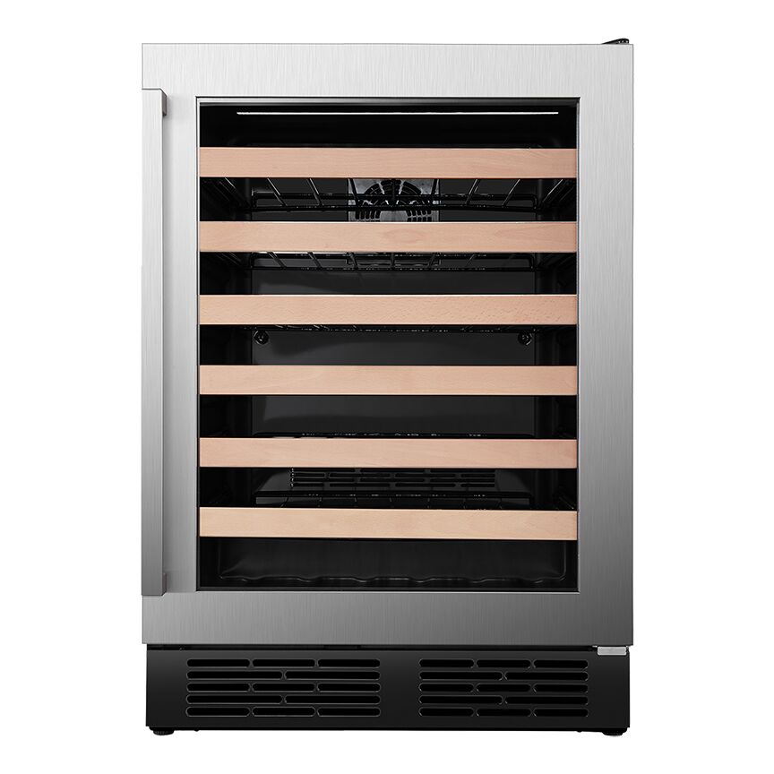 Hisense Stainless Steel Single Zone Freestanding or Built-In Wine Fridge 54 Bottle - HWS54029SS