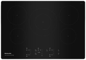 KitchenAid Stainless Steel 30" 5-Element Electric Sensor Induction Cooktop - KCIG550JSS