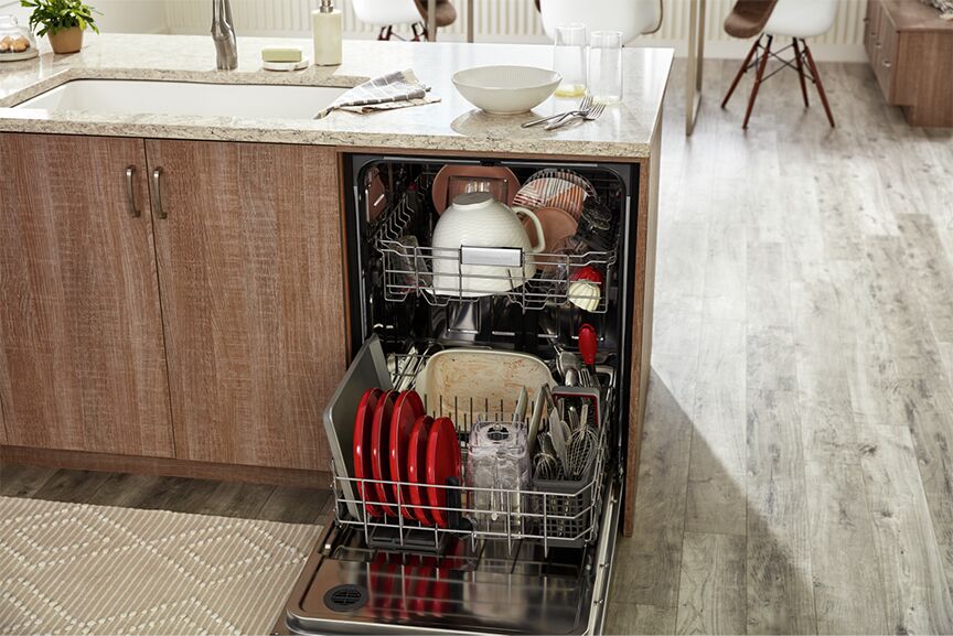 KitchenAid PrintShield Stainless Steel Dishwasher with ProWash™ (47 dBA) - KDFE104KPS