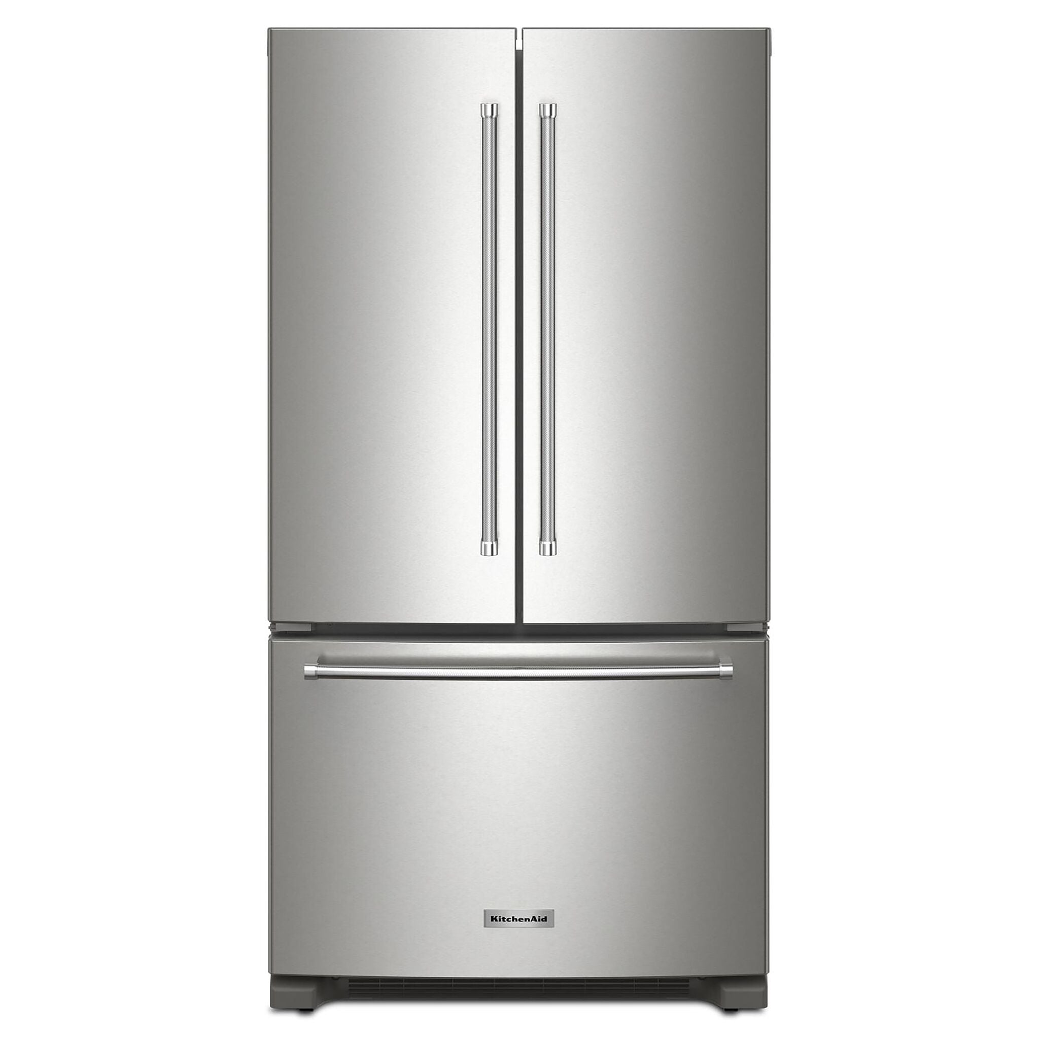 KitchenAid Fingerprint Resistant Stainless Steel Counter-Depth French Door Refrigerator (20 Cu.Ft) - KRFC136RPS
