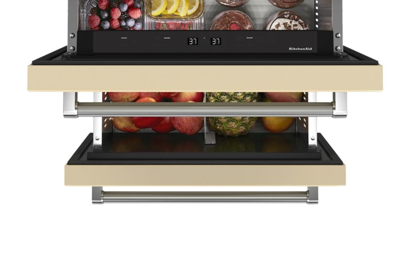 KitchenAid Panel Ready 24" Undercounter Double-Drawer Refrigerator (4.44 Cu.Ft) - KUDR204KPA