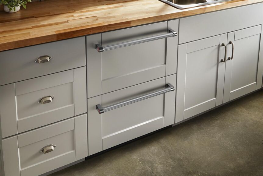 KitchenAid Panel Ready 24" Undercounter Double-Drawer Refrigerator (4.44 Cu.Ft) - KUDR204KPA