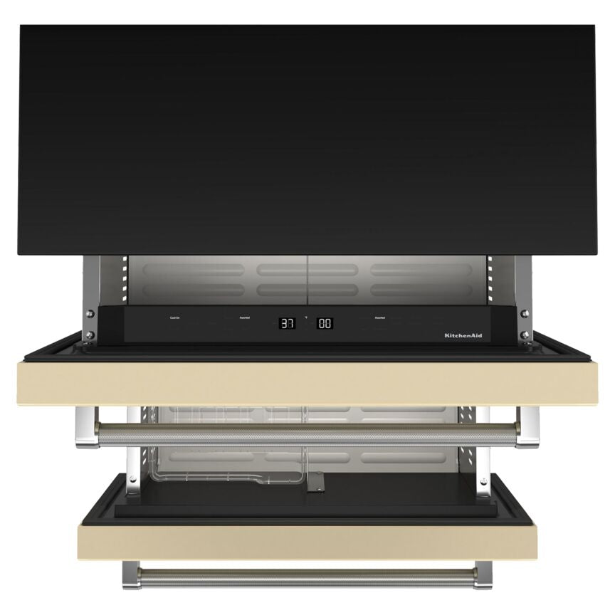 KitchenAid Panel Ready 24" Undercounter Double-Drawer Refrigerator/Freezer (4.29 Cu Ft) - KUDF204KPA