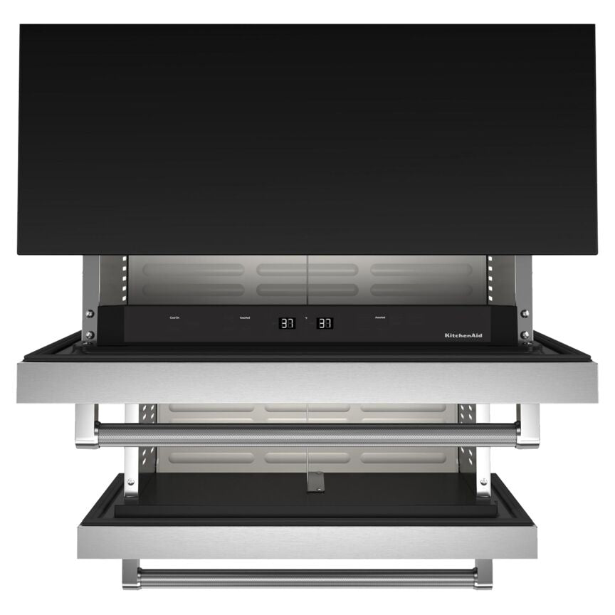 KitchenAid Stainless Steel 24" Undercounter Double-Drawer Refrigerator (4.44 Cu.Ft) - KUDR204KSB