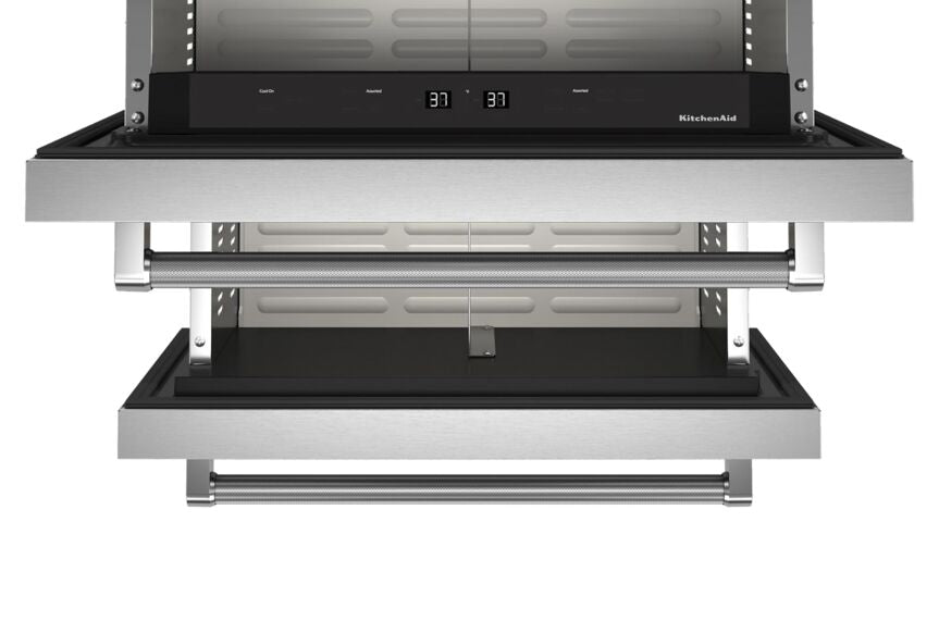 KitchenAid Stainless Steel 24" Undercounter Double-Drawer Refrigerator (4.44 Cu.Ft) - KUDR204KSB